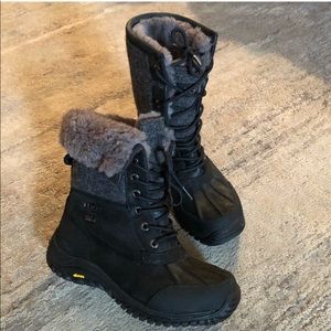 UGG Adirondack III Black Waterproof Boots
